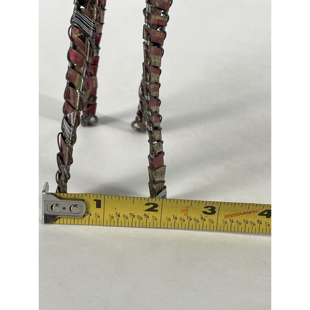 Aluminum Can Giraffe Animal Statue Handmade Pop Art Sculpture - Picture 13 of 13